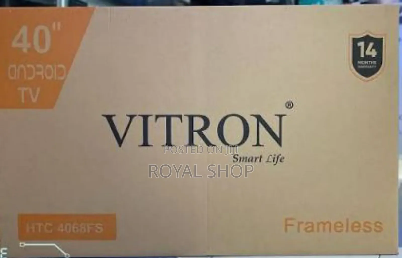 Vitron 40 Inch Smart Android Frameless Tv