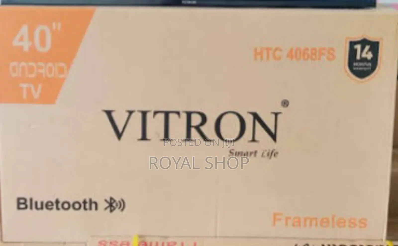 Vitron 40 Inch Smart Android Frameless Tv