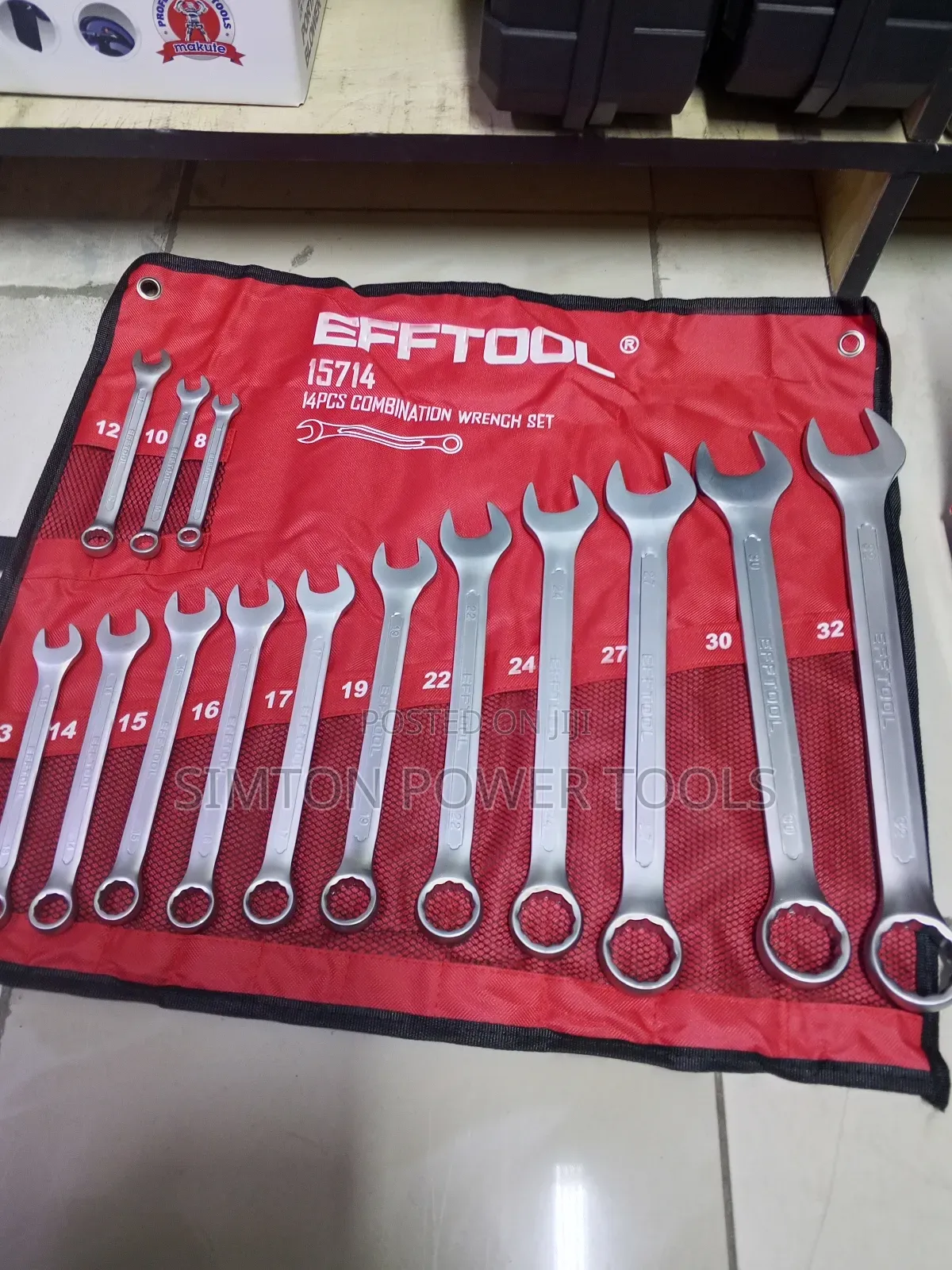 Effort Tool 14pc Combination Wrench Set