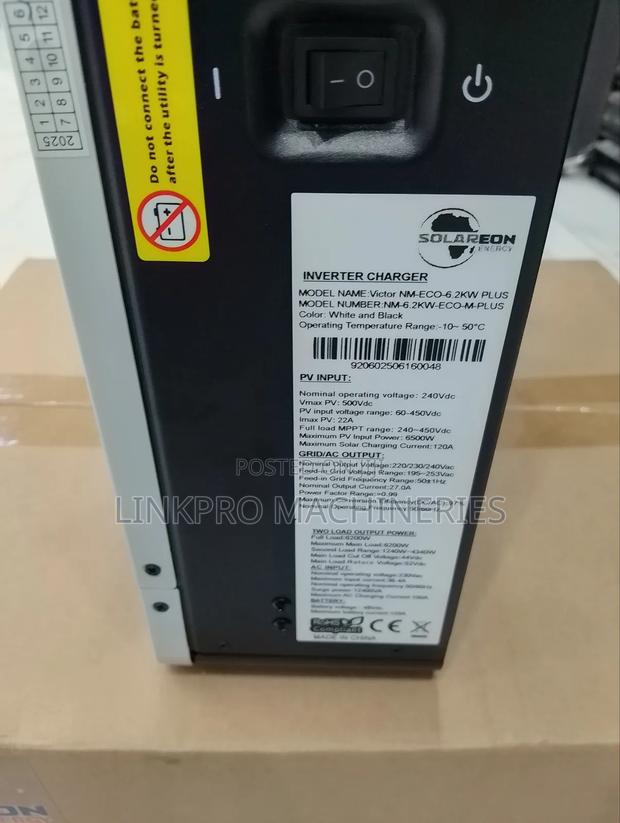 6kw 48v Solareon Hybrid Inverter - thumbnail 2