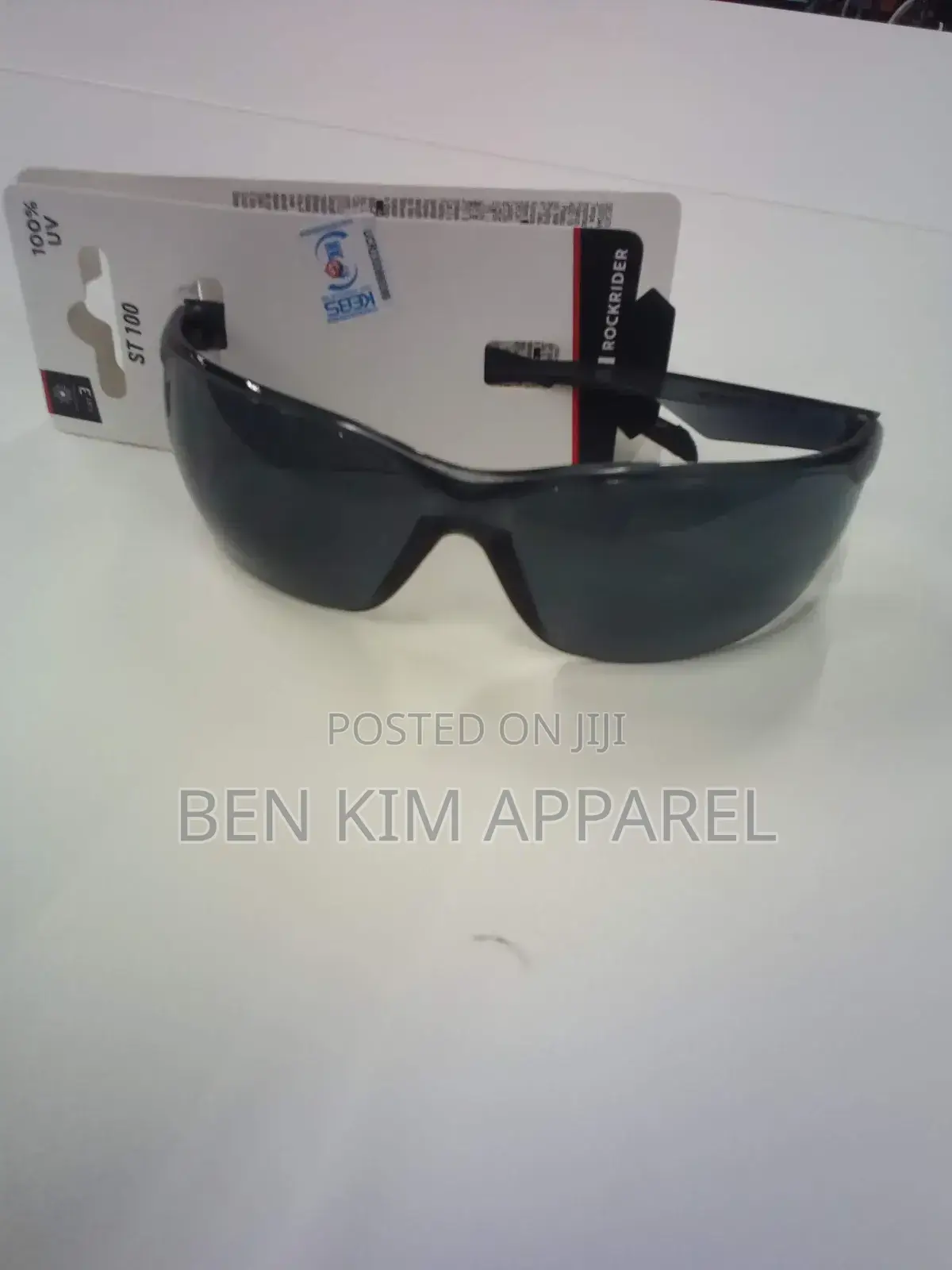 24gms Frameless Sports Sunglasses Black 100% Uv Filtration
