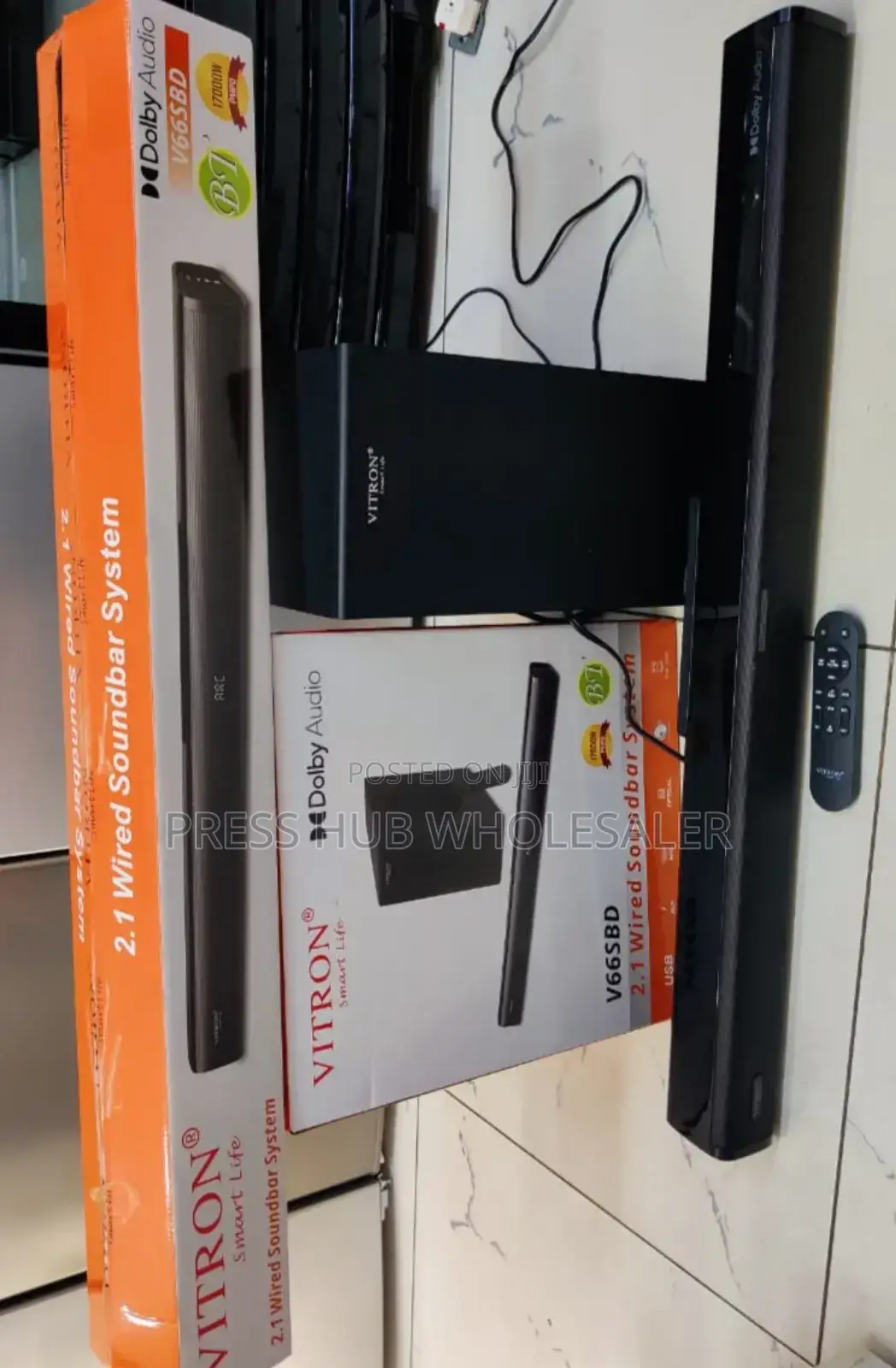 Vitron V66sbd 2.1 Wired Soundbar System,