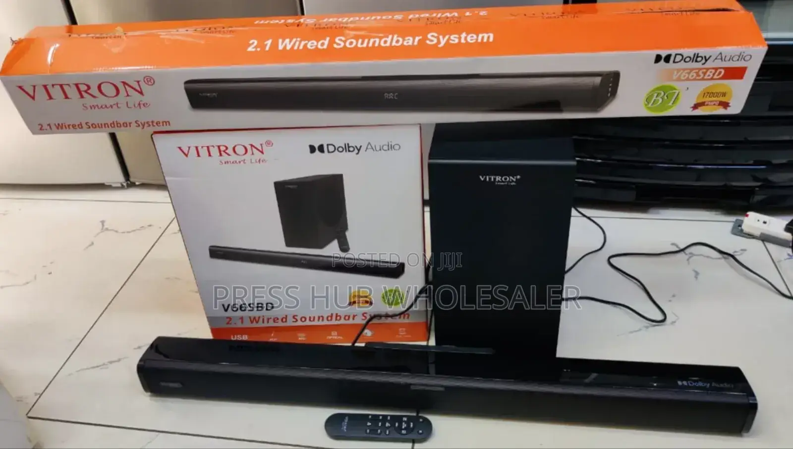 Vitron V66sbd 2.1 Wired Soundbar System; 