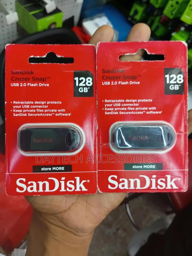 Sandisk Cruzer Snap 128gb Usb 2.0 Flash Drive.