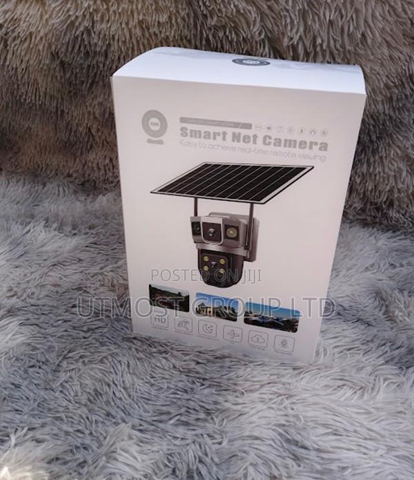 Dual Lens PTZ Solar CCTV Wifi Camera