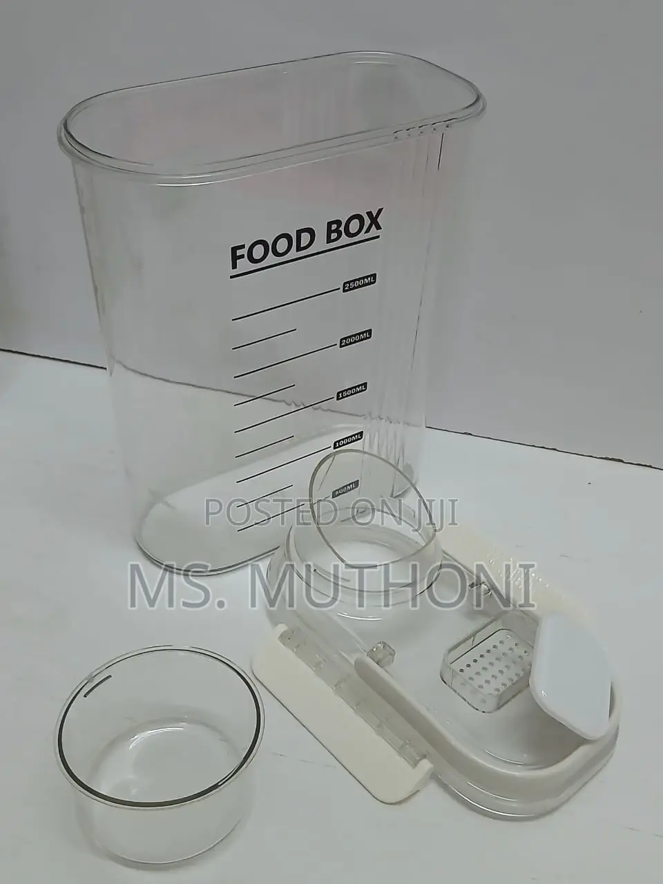 2500 Ml Acrylic Cereal Storage Container