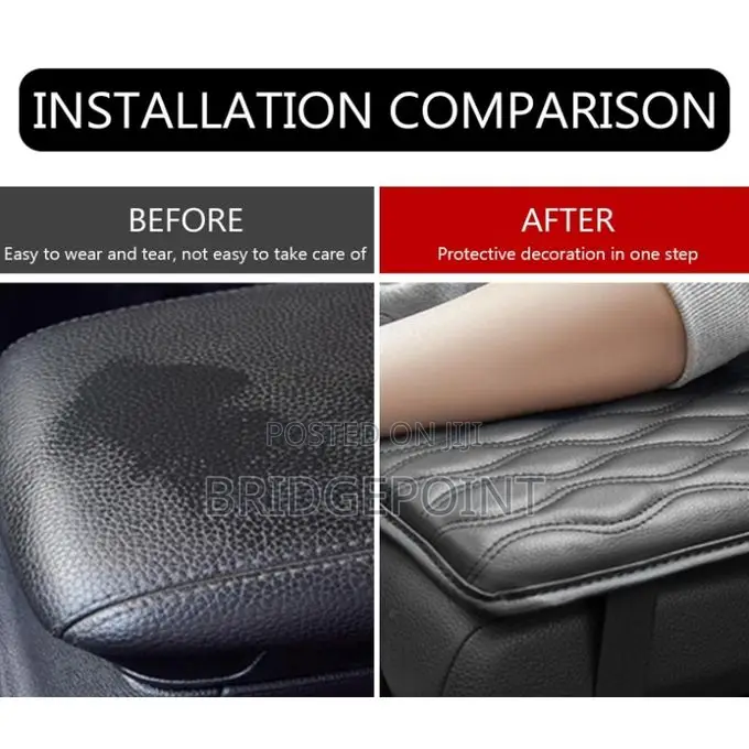 Car Armrest Mat Center Console Cushion Pad – Soft Protective