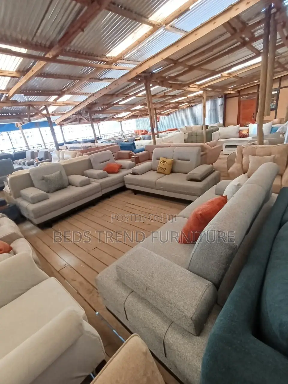 Genius Bold 7 Seater Semi Recliner Sofa 3,2,2