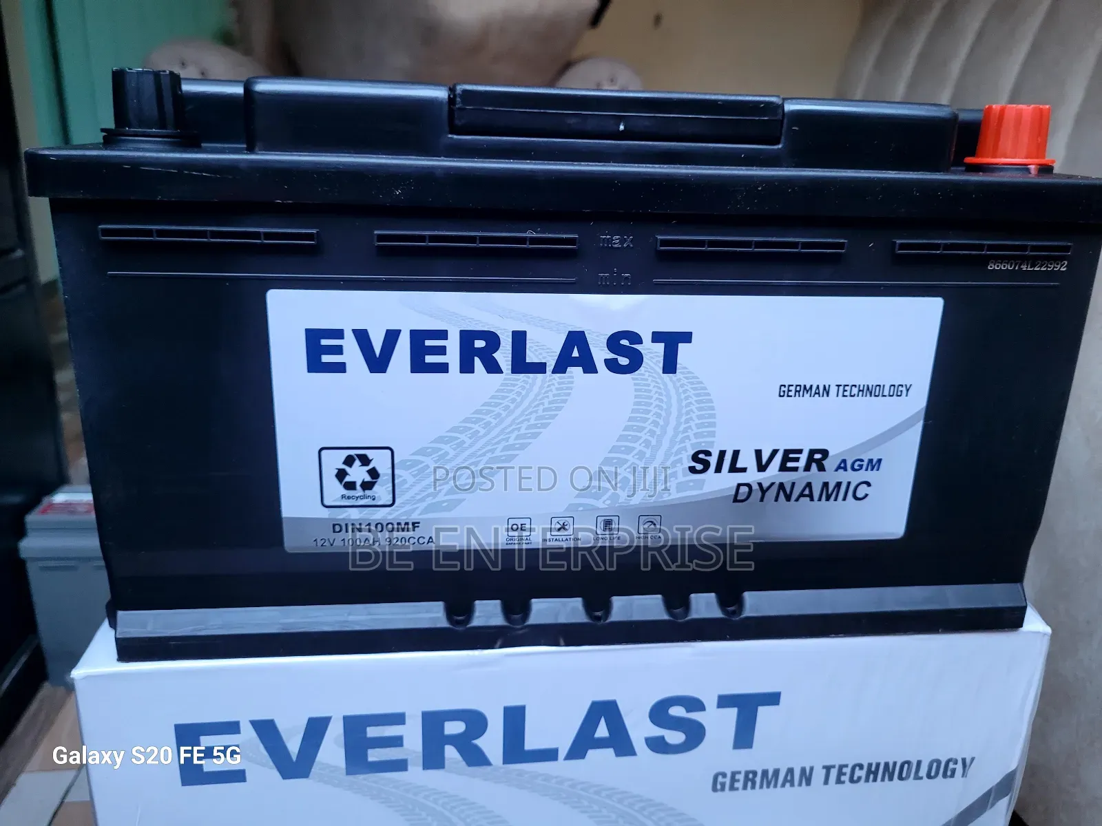 Everlast Din 100/100ah Automotive Battery