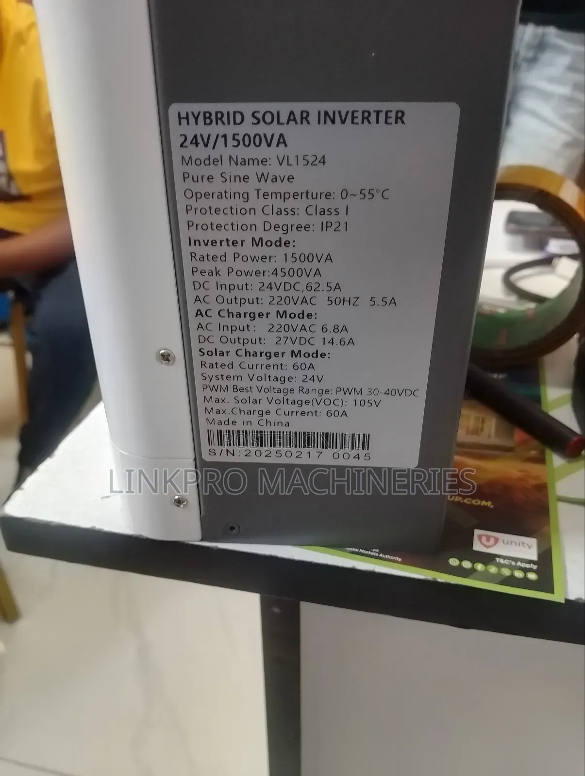1.5kva 24v Solarmax Hybrid Inverter