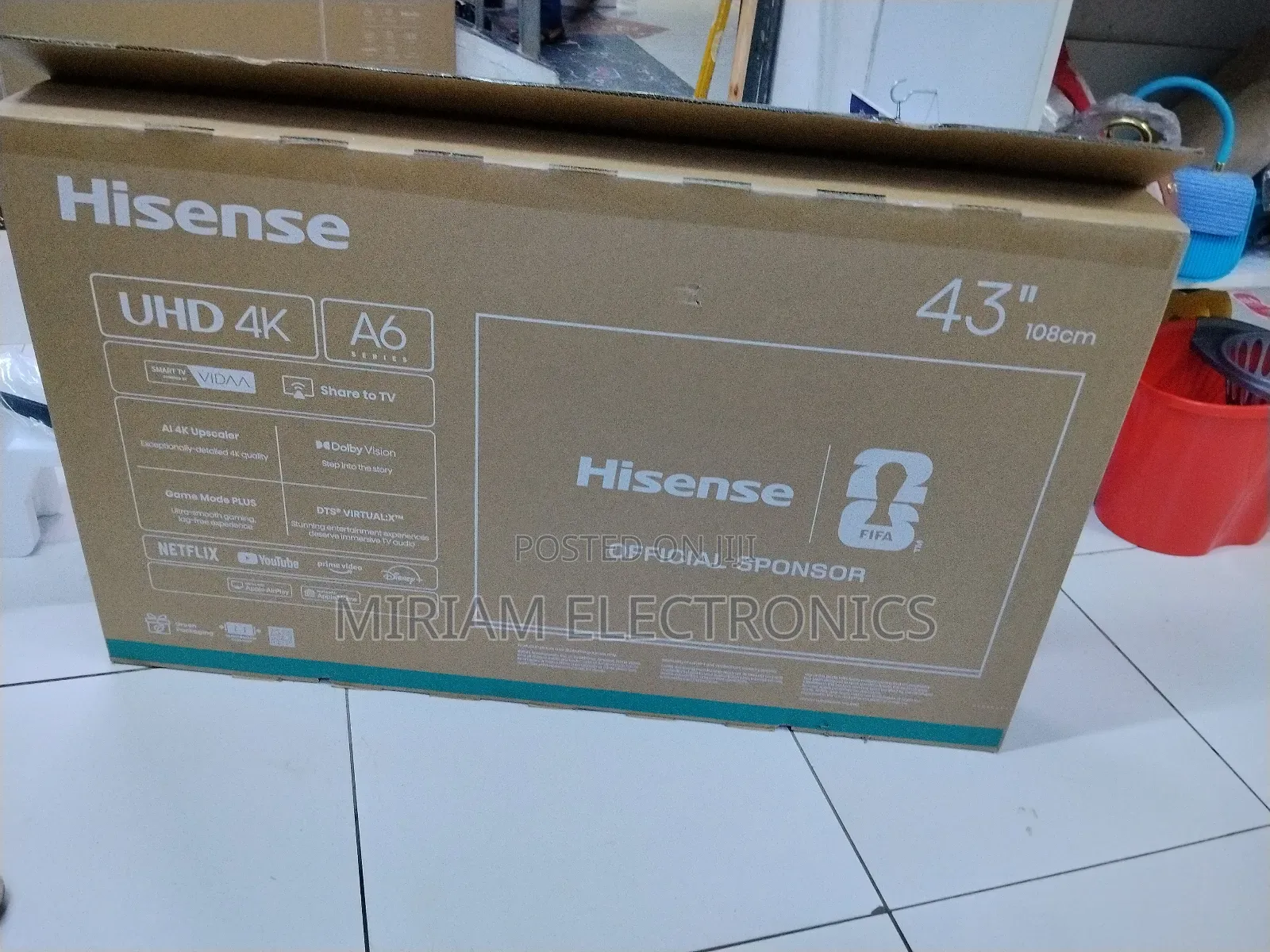 Hisense 43a6n 43 Inch Uhd Smart TV New 2025