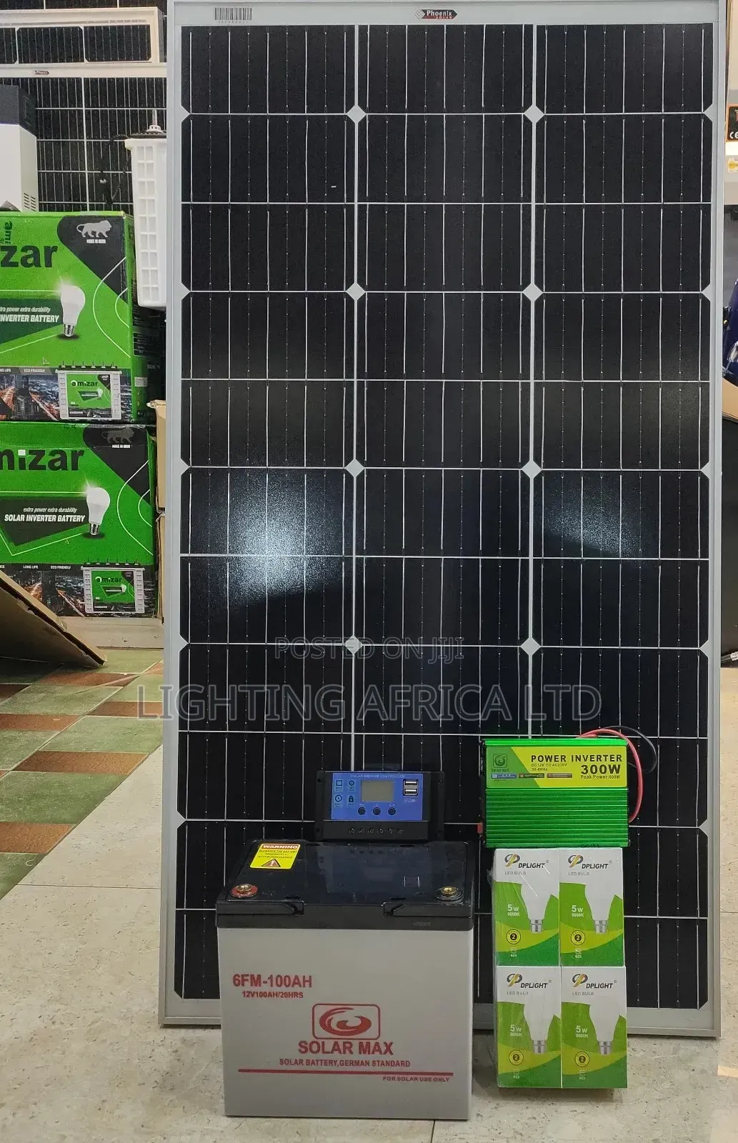 150 Watts Special Full Kit - 100ah Gel Battery.