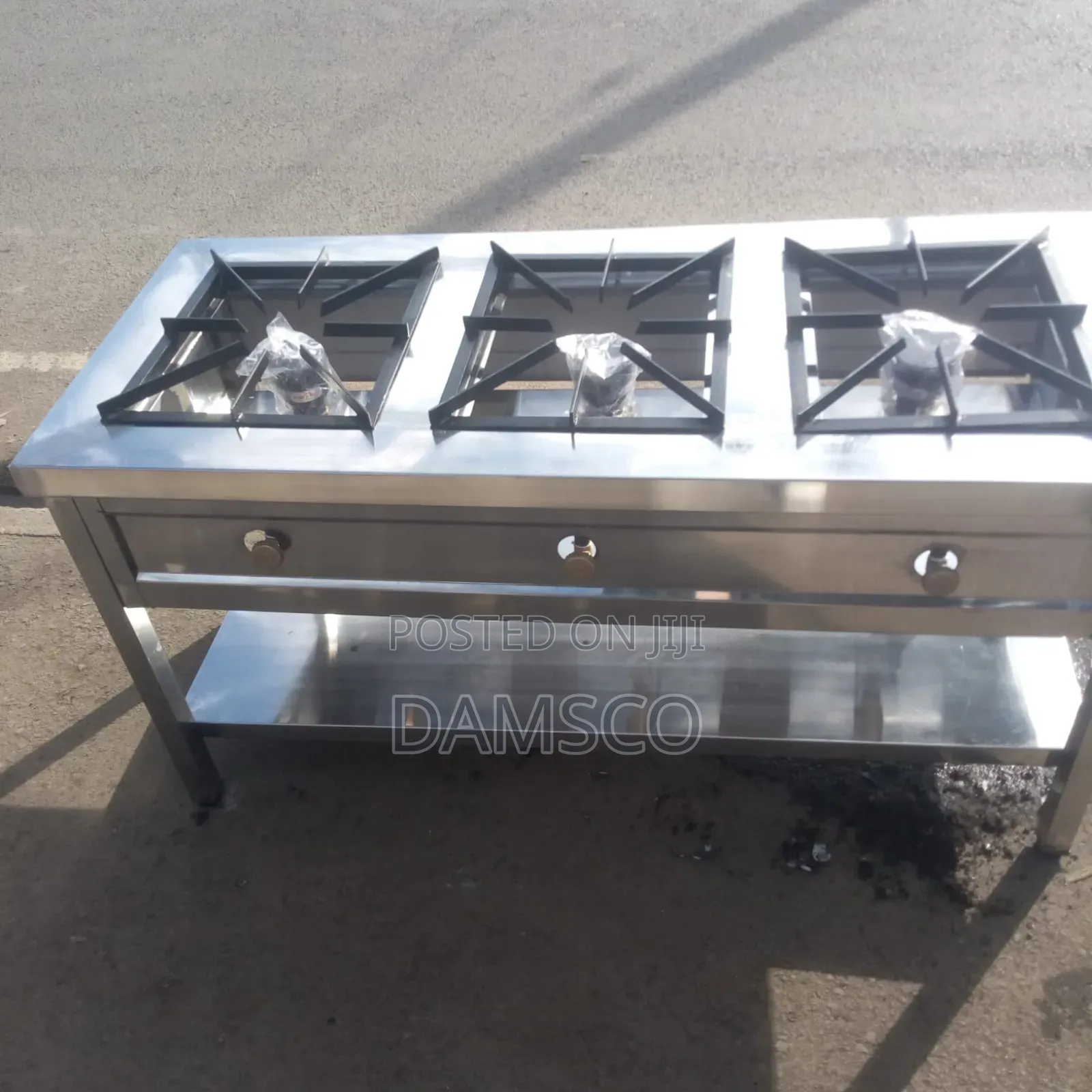 Three Burner Stainless Steel