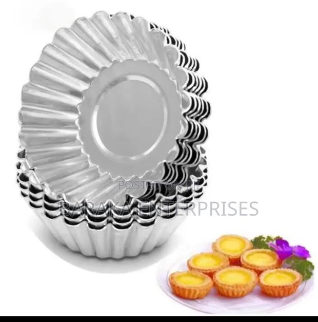 10pcs Reusable Stainless Steel Cupcake - main view