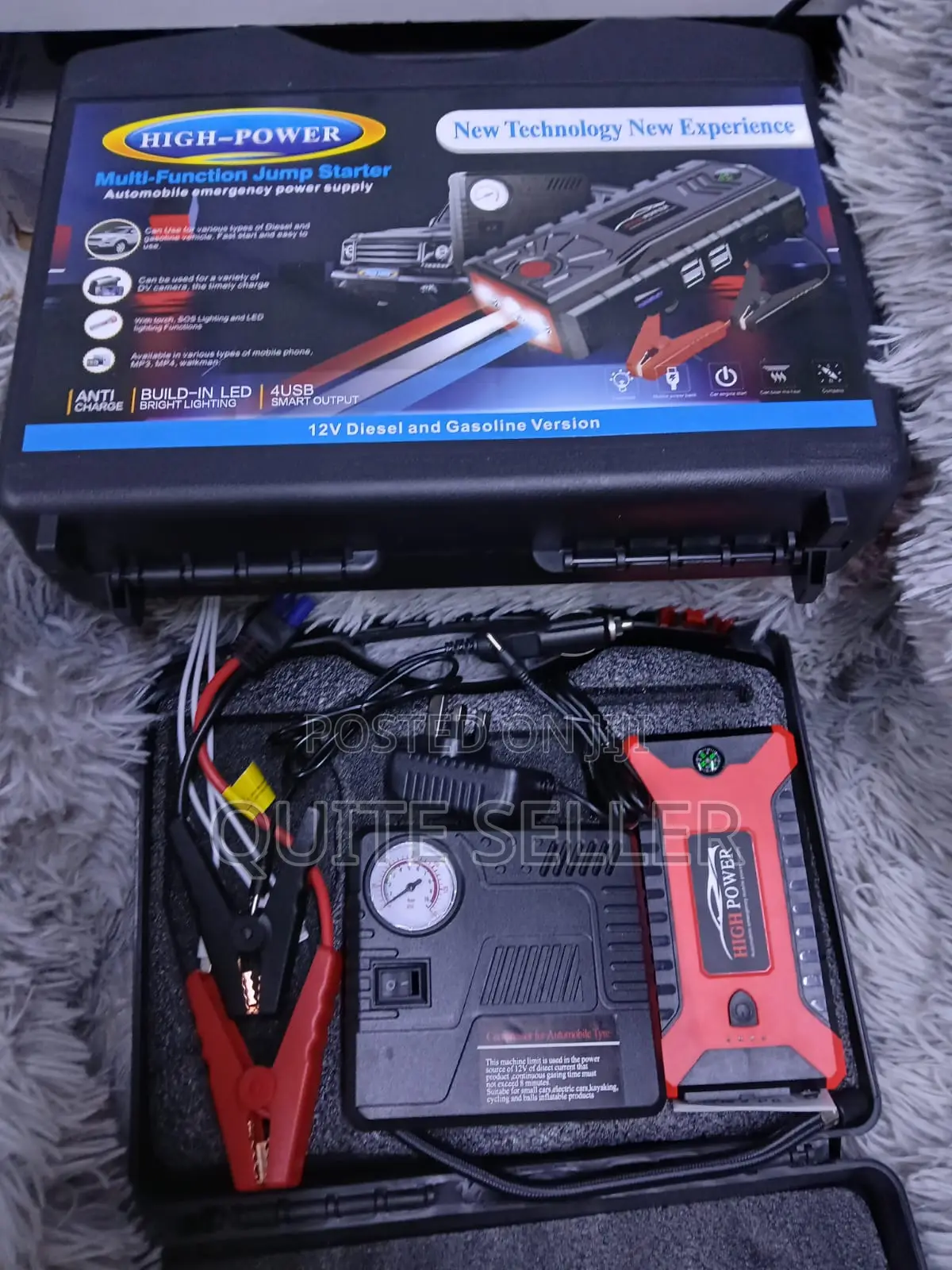 Original Portable Car Jump Starter Power Bank Kit