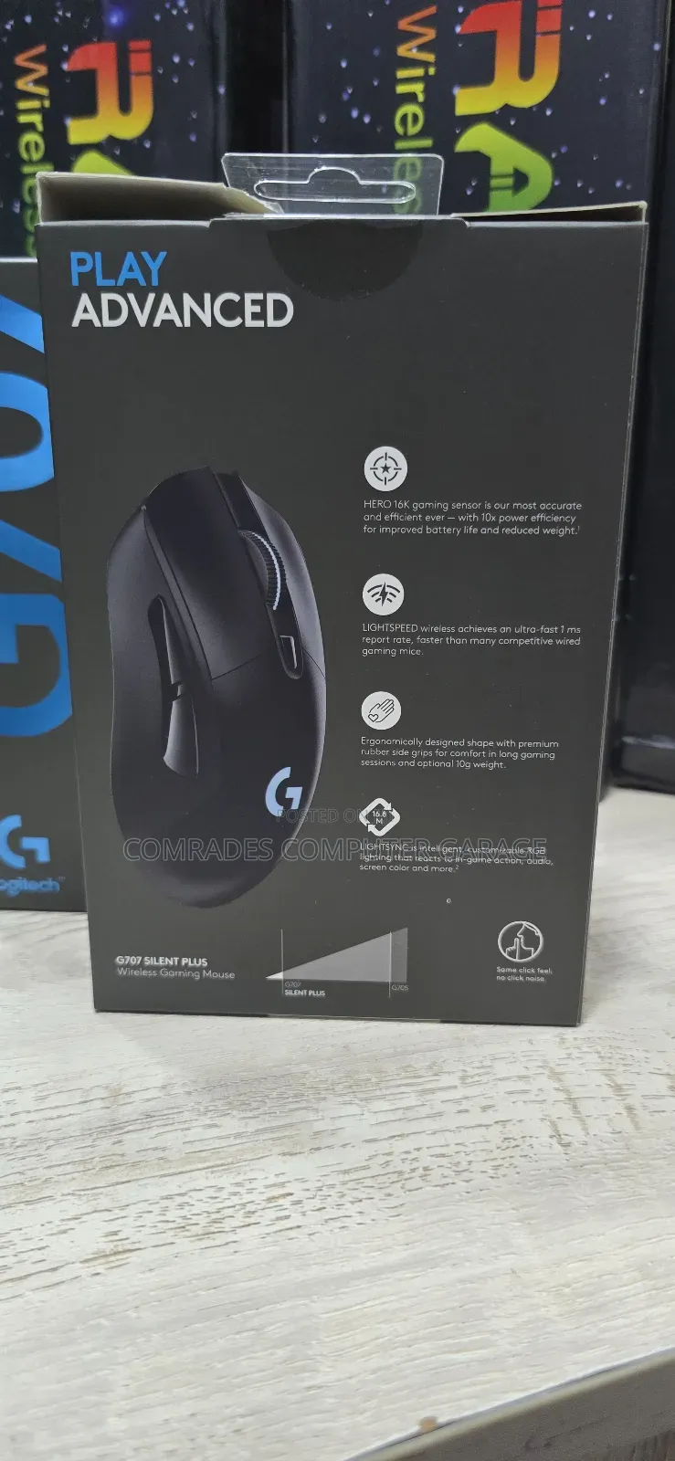 G707 Lightspeed Wireless Gaming Mouse.