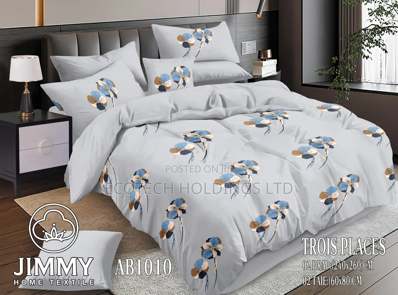 Jimmy 6 by 6 Printed Duvet Covers 6pcs Jmy1