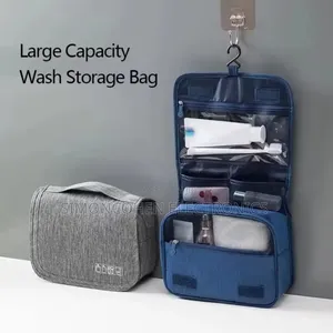 Portable Cosmetic Makeup Toiletry Bags With Hooks