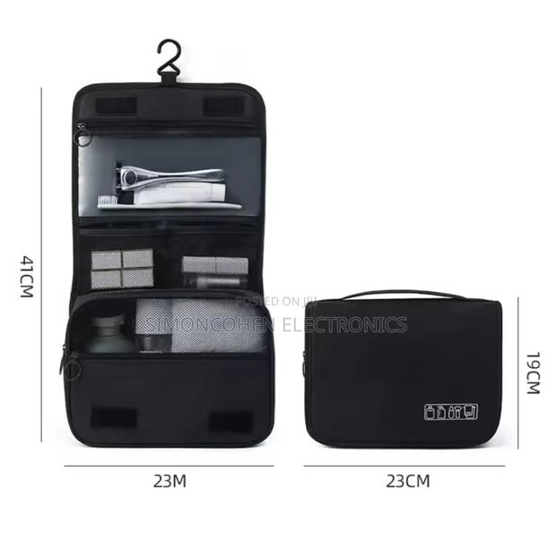 Portable Cosmetic Makeup Toiletry Bags With Hooks - thumbnail 2