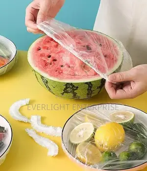 100pc Pack of Clear Stretching Food Covers