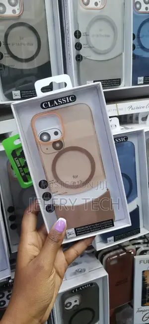 Teryii Matte Magnetic 2 in 1 Clear Case for iPhone 13 -Brown