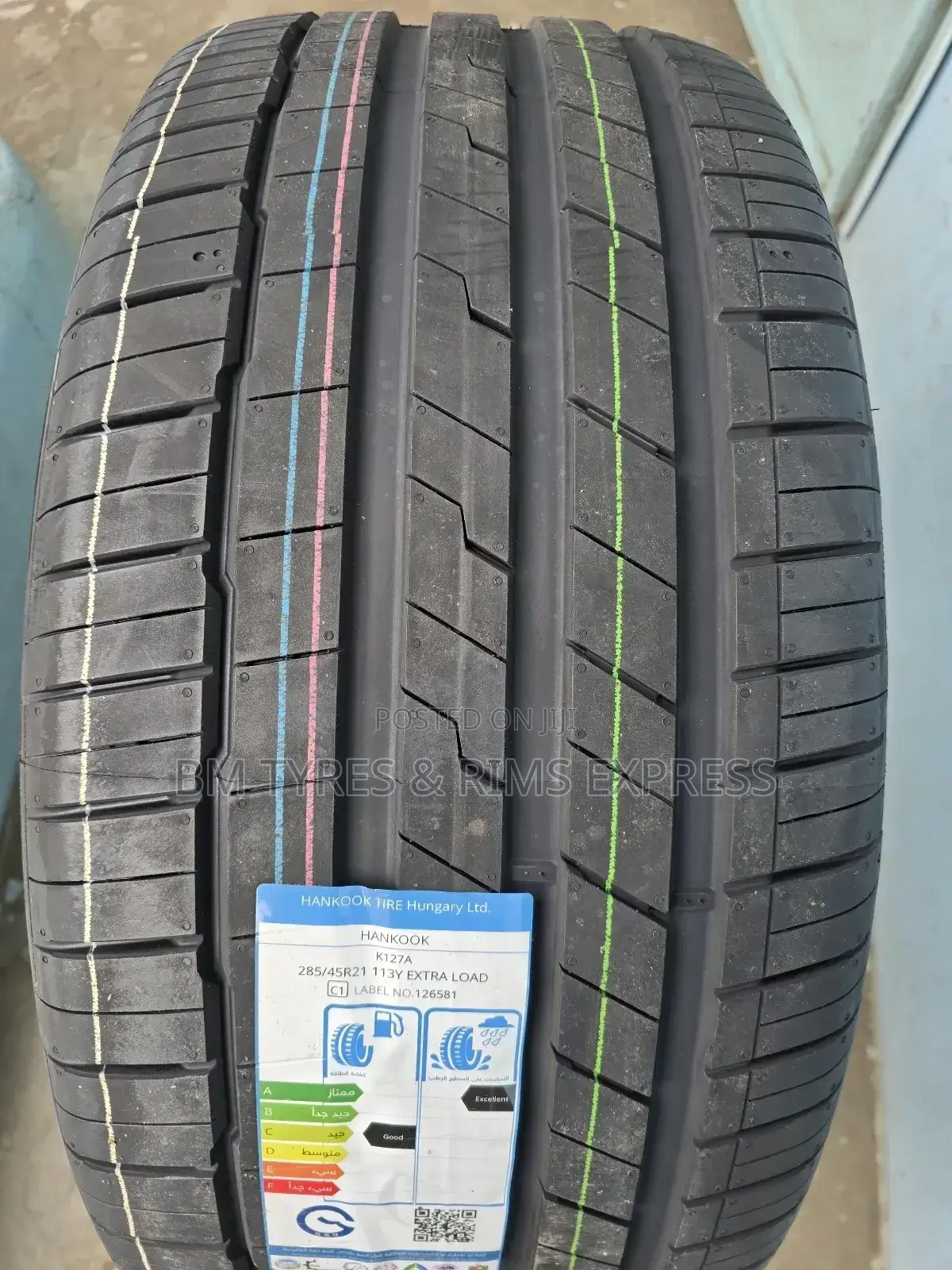 285 /45 R21 Hankhook Tyres.