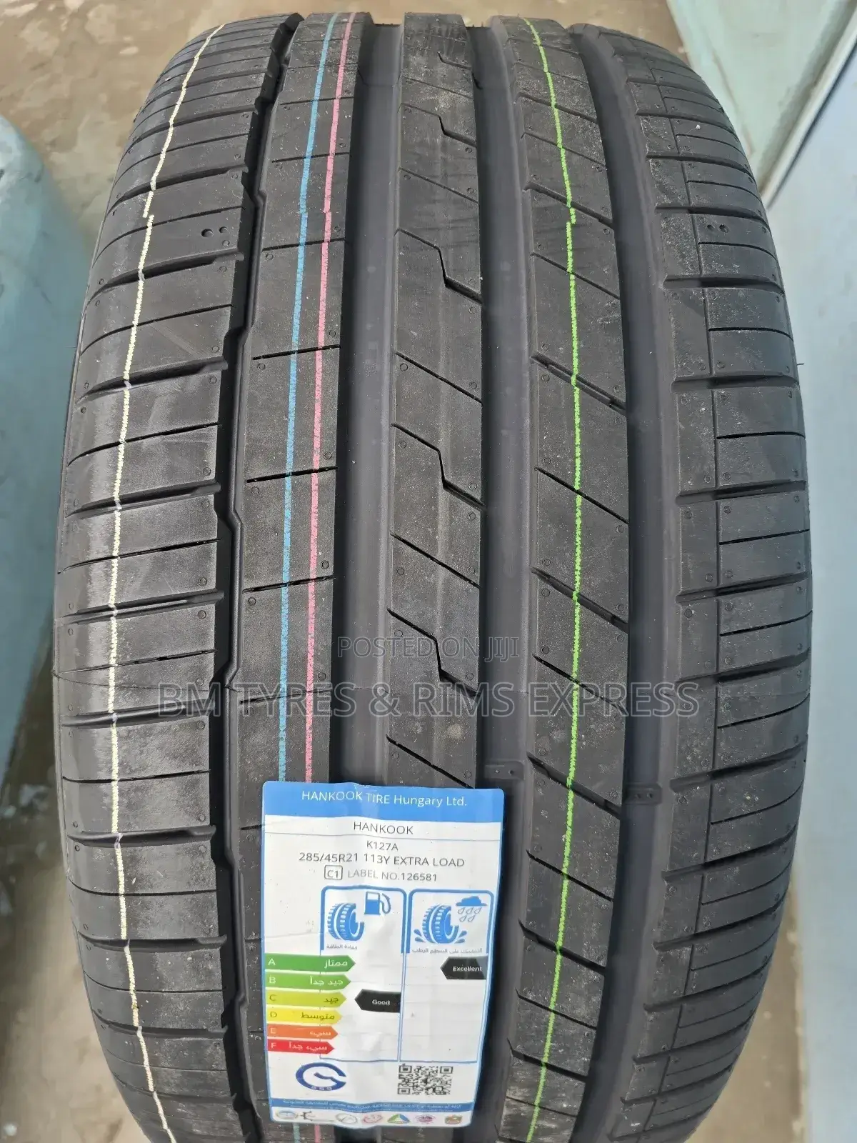 285 /45 R21 Hankhook Tyres.