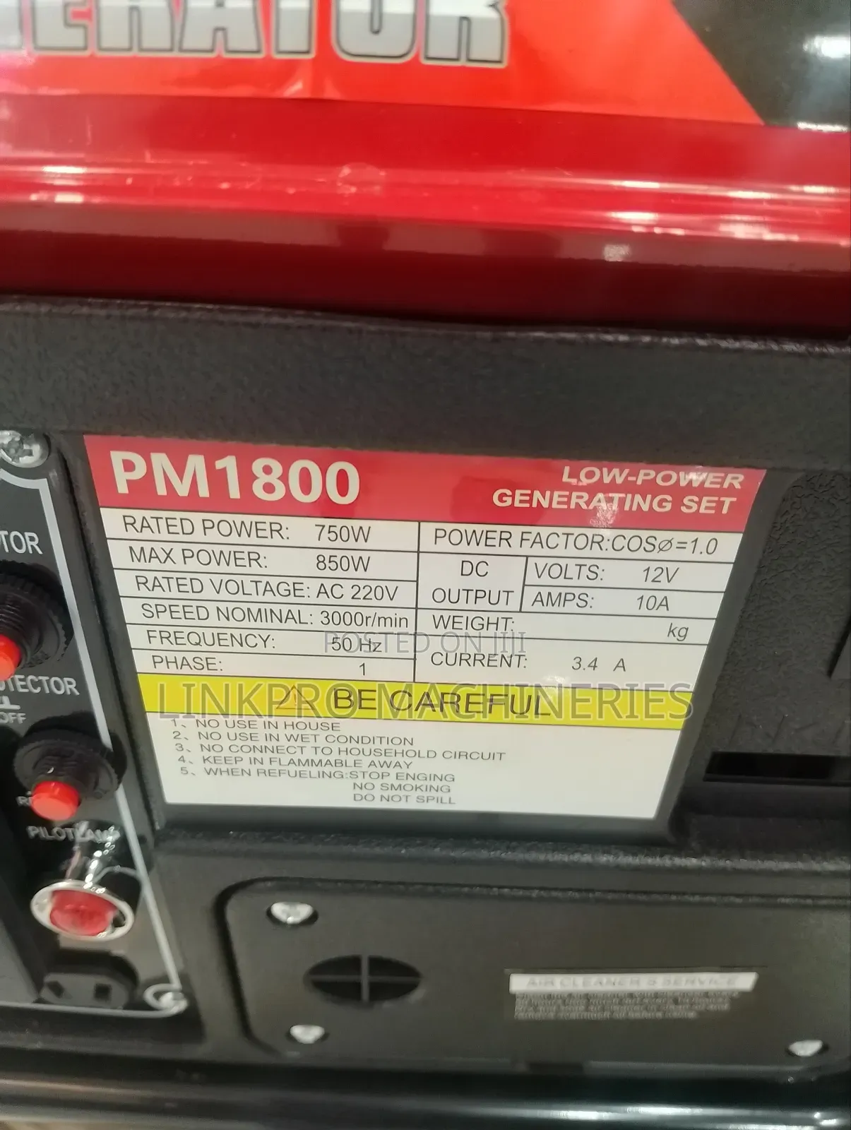 Pm1800 850 Watts Premier Gasoline Generator