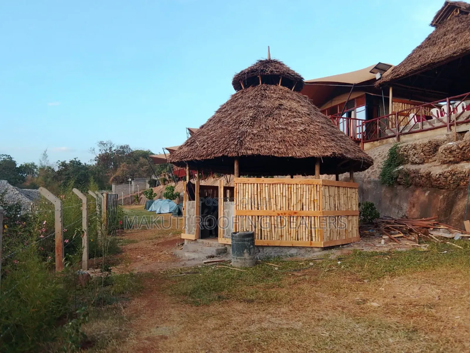 Professional Makuti Thatched Gazebo