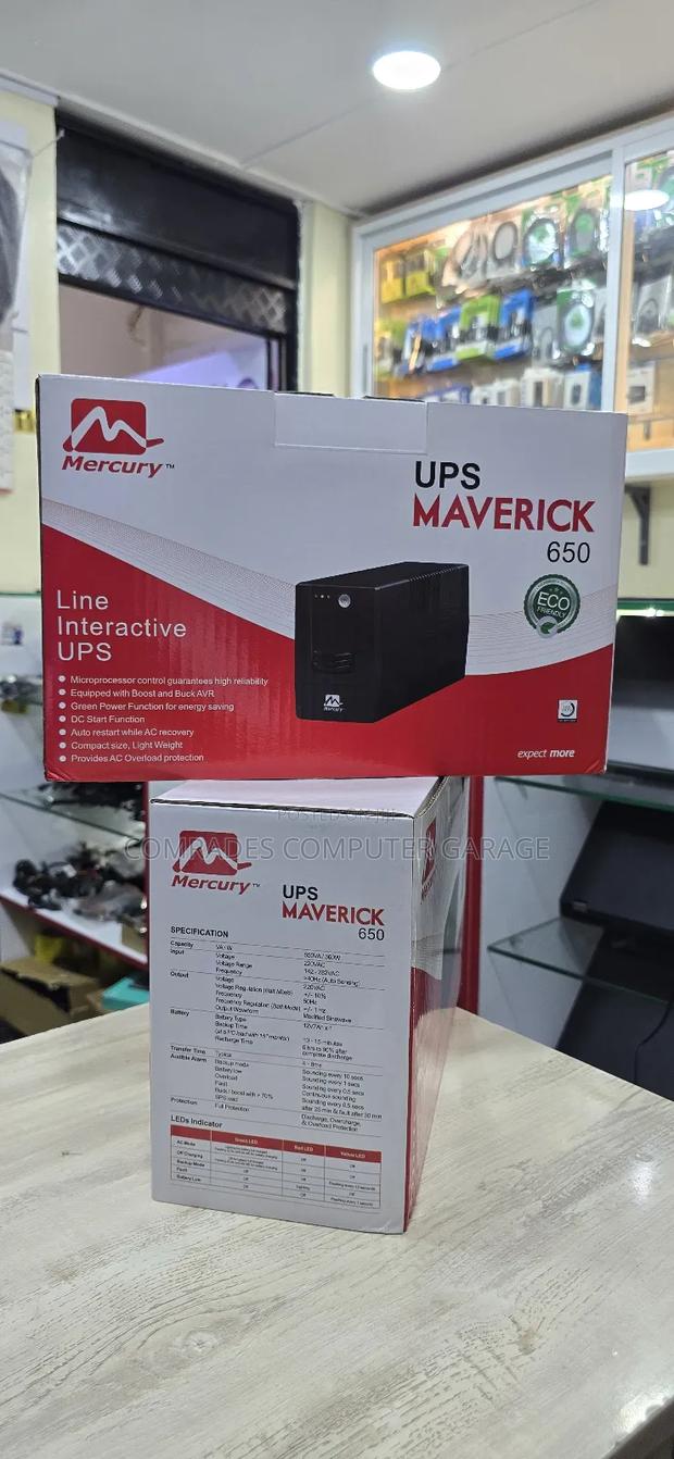 Mercury Maverick 650va Line Interactive Ups. - main view