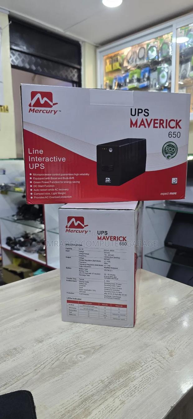 Mercury Maverick 650va Line Interactive Ups. - thumbnail 3