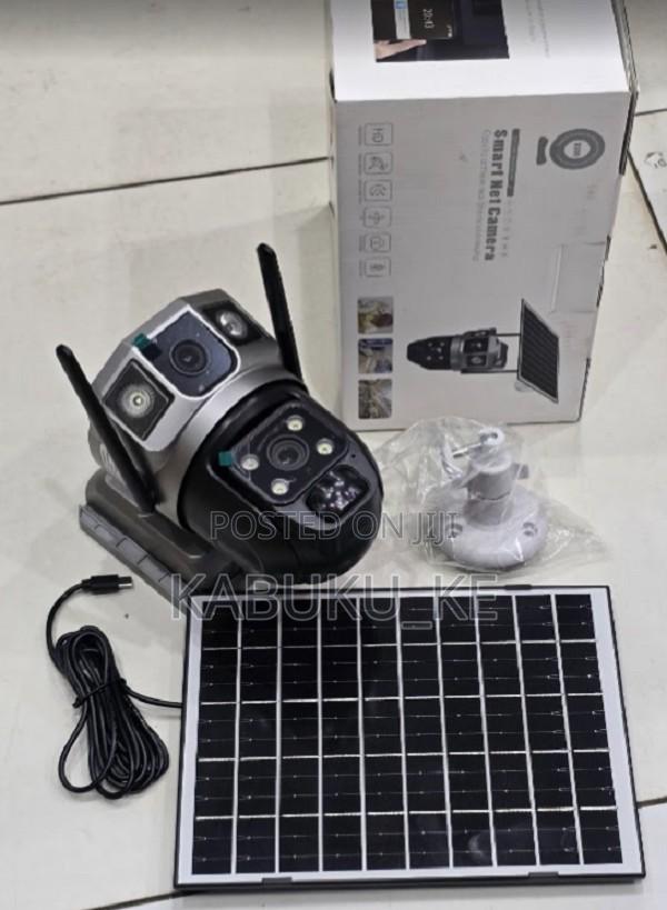 Dual Lens 4g Simcard Solar Outdoor Camera Ptz
