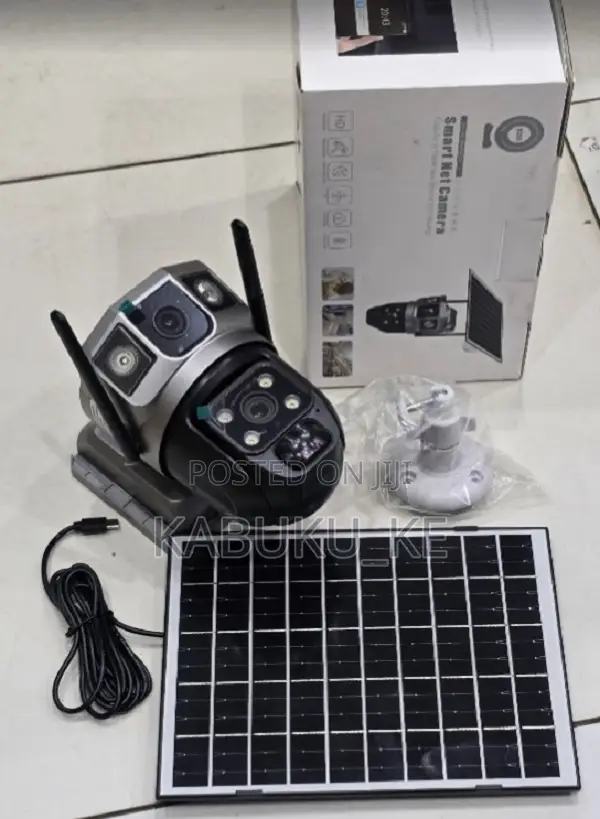 Dual Lens 4g Simcard Solar Outdoor Camera Ptz
