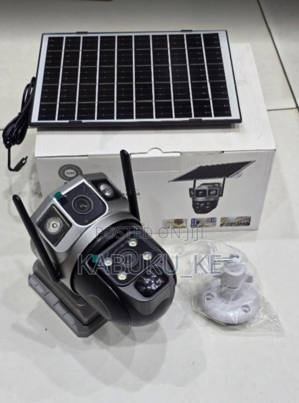 Best Selling V380 4g Solar Camera Dual Lens Outdoor Security Camera