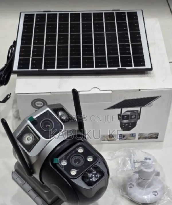 Best Selling V380 Simcard 4g Solar Dual Lens Outdoor Security Camera