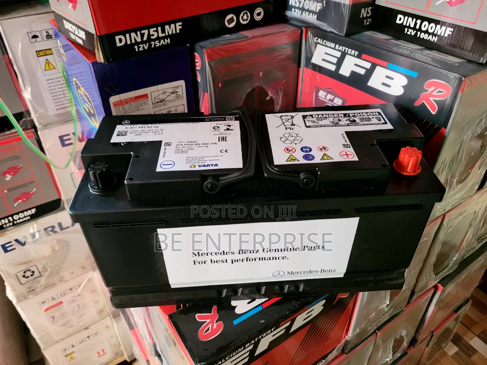 Marcedez Benz Din 105/105ah Automotive Battery