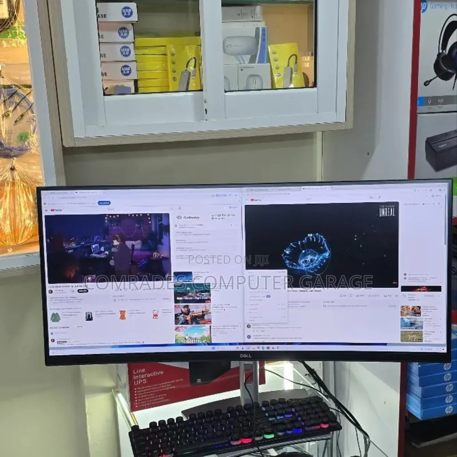 Dell 34 Inches Monitor Curved With Type-C Port