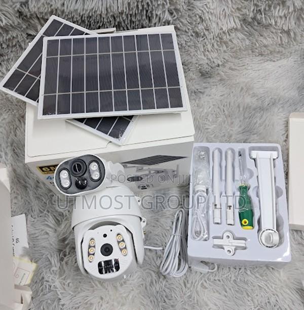 Outdoor Ubox 6mp 4g Solar Security Dual Cam