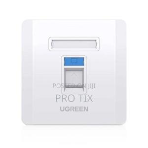 Ugreen Single-Port Wall Plate White - Nw144 - thumbnail 2