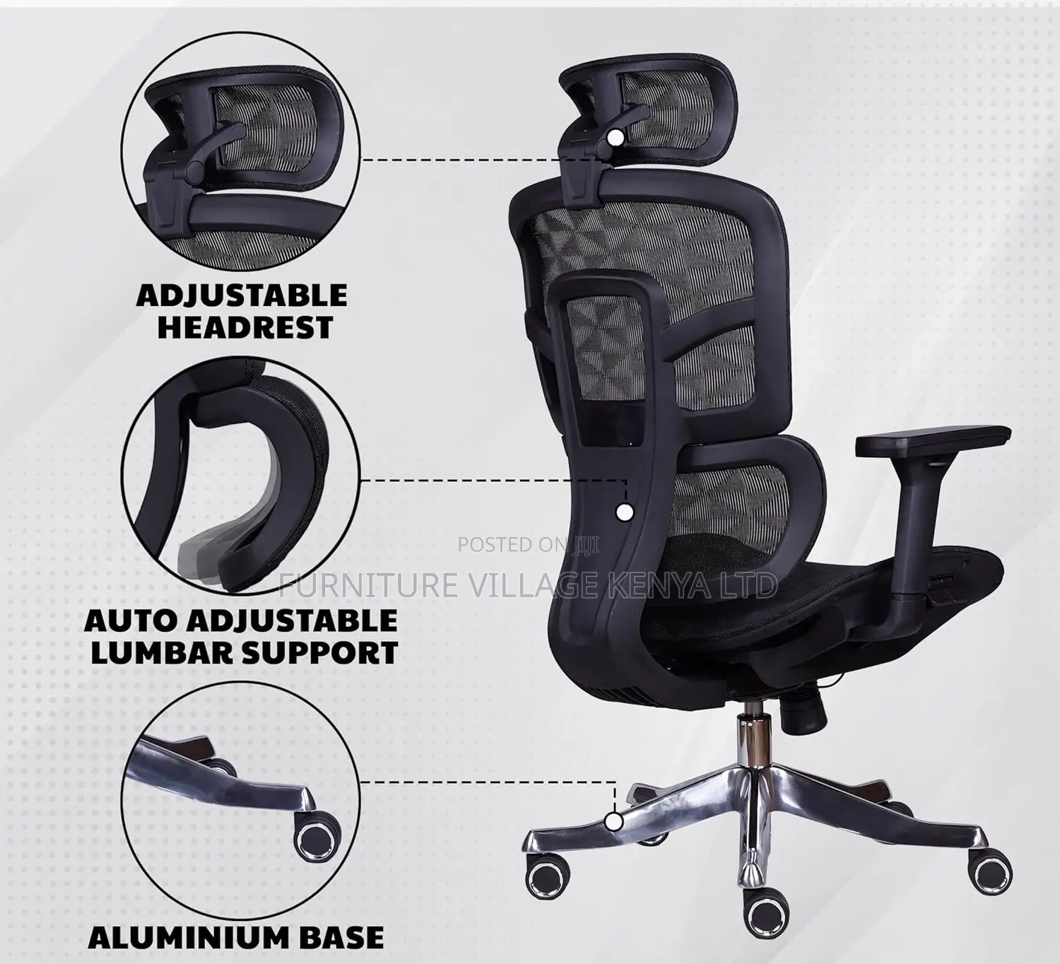 Office Chairs| Executive Vsn Ergonomic Orthopedic Office Seat