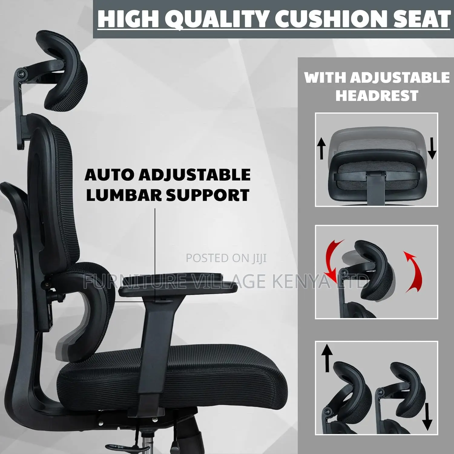 Office Chairs| Ergonomic Orthopedic Seat For Home & Office Use