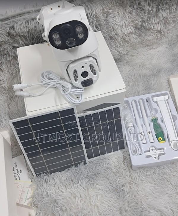 Ubox 4g Lte Solar 6mp Dual Lens Hd CCTV Cam