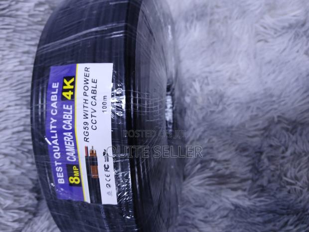 Rg59 Coaxial Cable CCTV Surveillance Analog Video Transmission100m