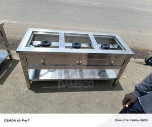 A 3 Burner Stainless Steel Cooker - thumbnail 2