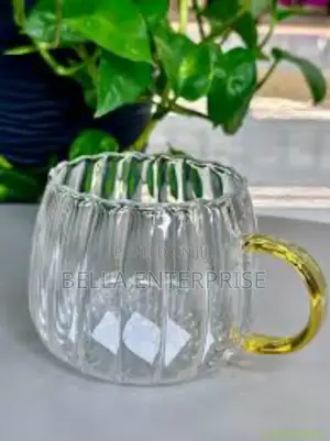Petal Shaped Borosilicate Glass Mug*.