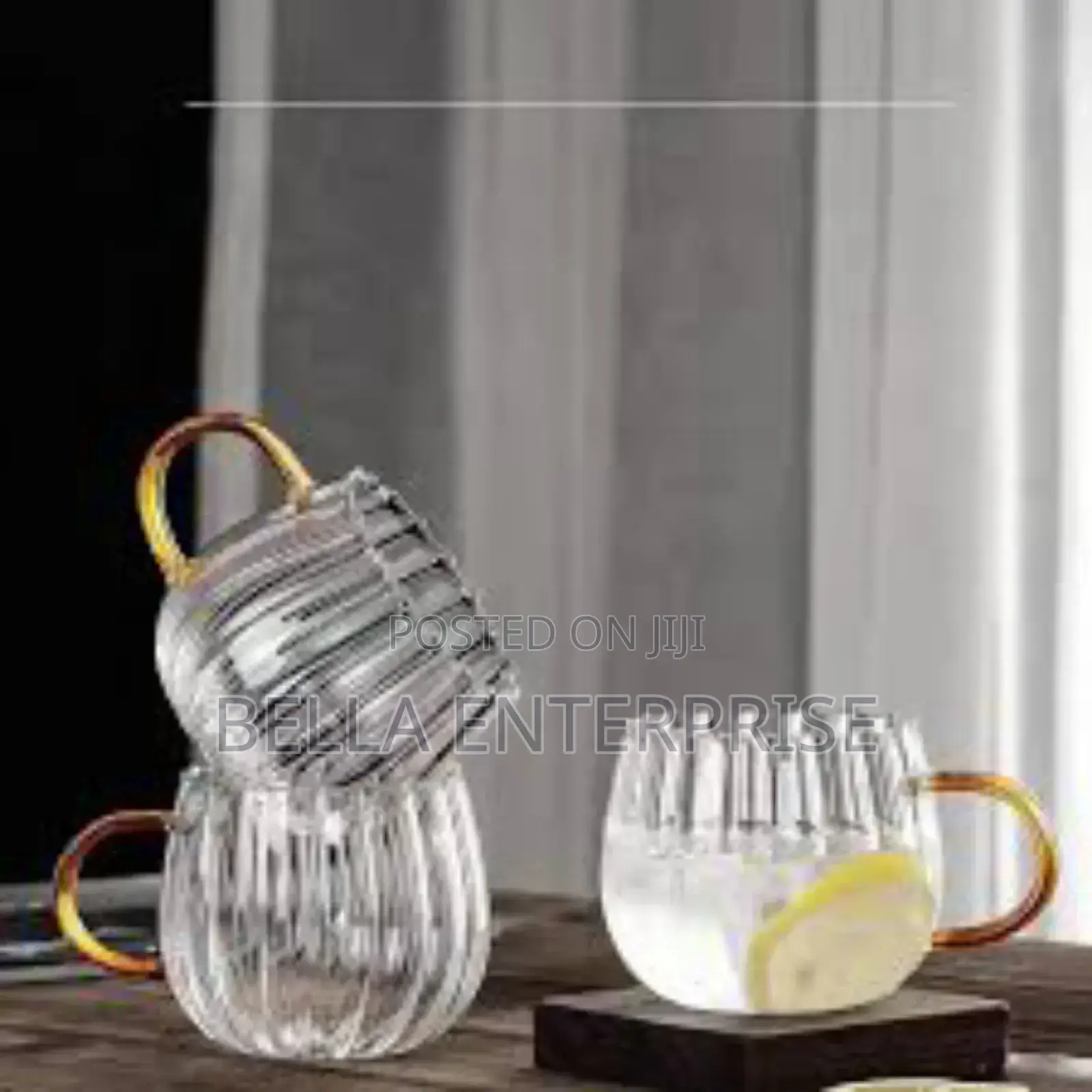 Petal Shaped Borosilicate Glass Mug*.