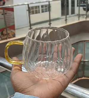 Petal Shaped Borosilicate Glass Mug*.