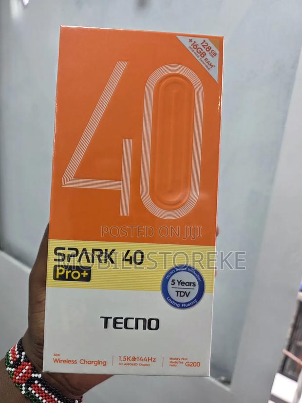 New Tecno Spark 40 Pro+ 128 GB Gray - thumbnail 2