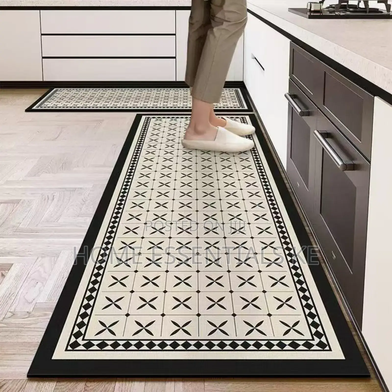 *Rubber Bottom Anti-Slip Kitchen Mats*
◇ Set: 2pcs
