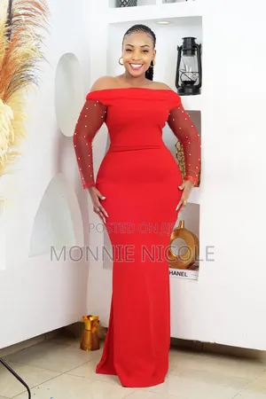 Red Evening Gown/Dinner Dress/Graduation